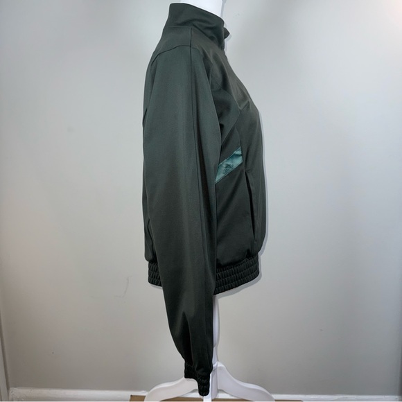 Adidas x Zoe Saldana Legacy Olive Green Track Jacket Womens XS, Minimalist Style - Picture 5 of 11